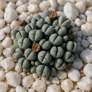 Argyroderma congregatum (Argyroderma rooipanense) - Goldline Silverstone - 10 Seed Pack