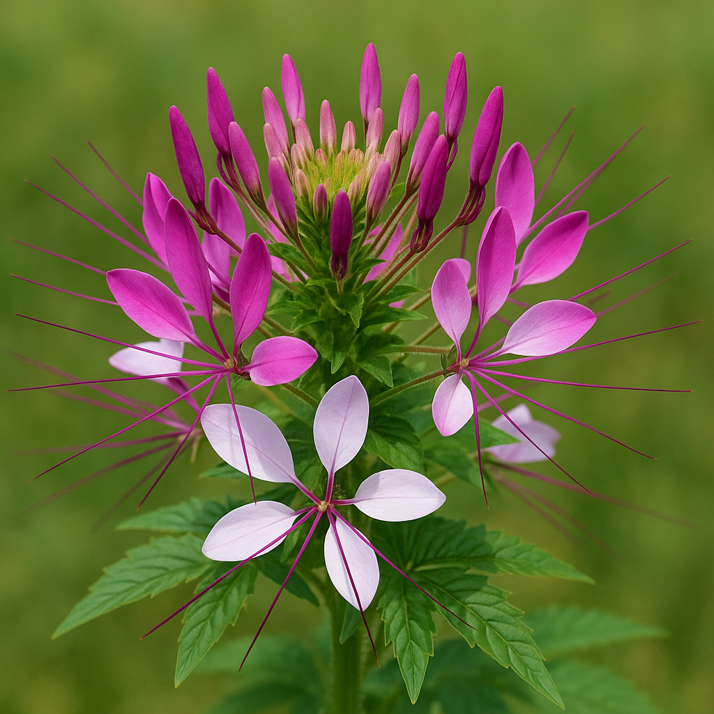 Cleome hassleriana (Tarenaya hassleriana) - Spider Flower - 5 Seed Pack