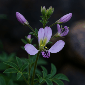 Cleome oxyphylla var. oxyphylla (Cleome davidii) - Pointed-leaf spindlepod, Pea-bush - 5 Seed Pack