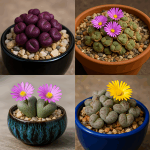 Conophytum Mixed Species - Cone Plants; Knopies - 5 Seed Pack