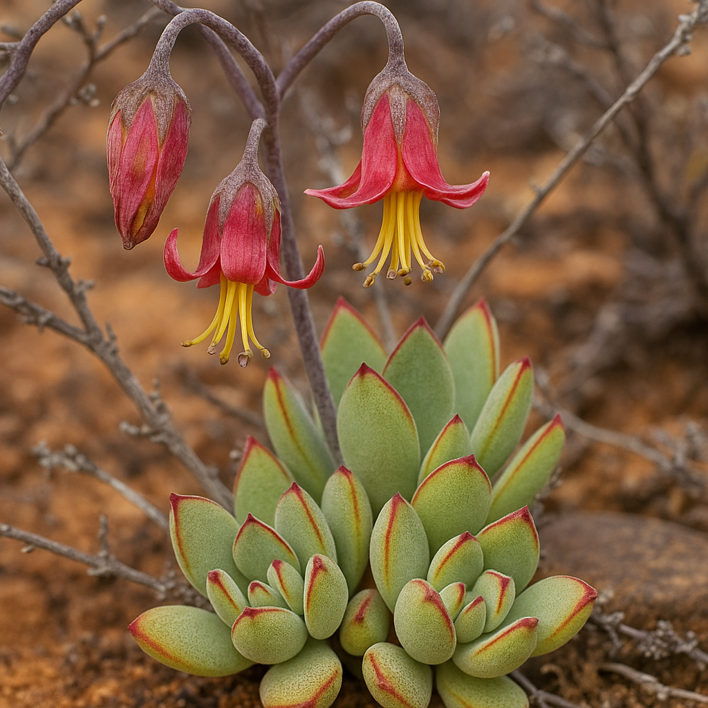 Cotyledon papillaris (Cotyledon teretifolia) - Sprawling Pigsears; Ranknenta - 10 Seed Pack