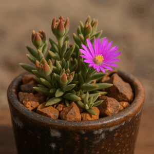 Delosperma macellum – Rooibergpypie; Rooiberg Sheepfig - 5 Seed Pack