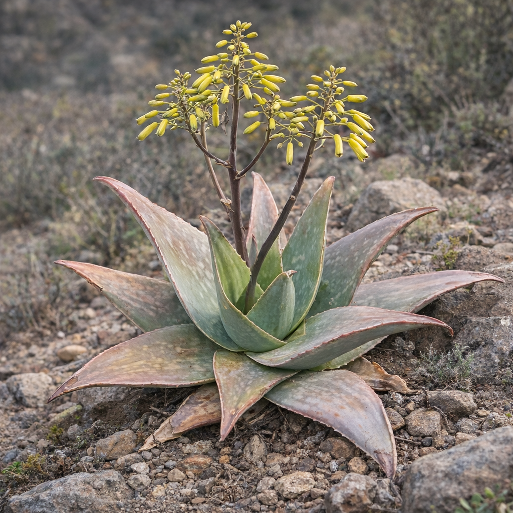 Aloe reynoldsii - Reynolds’ Aloe, Yellow Spineless Aloe - 5 Seed Pack