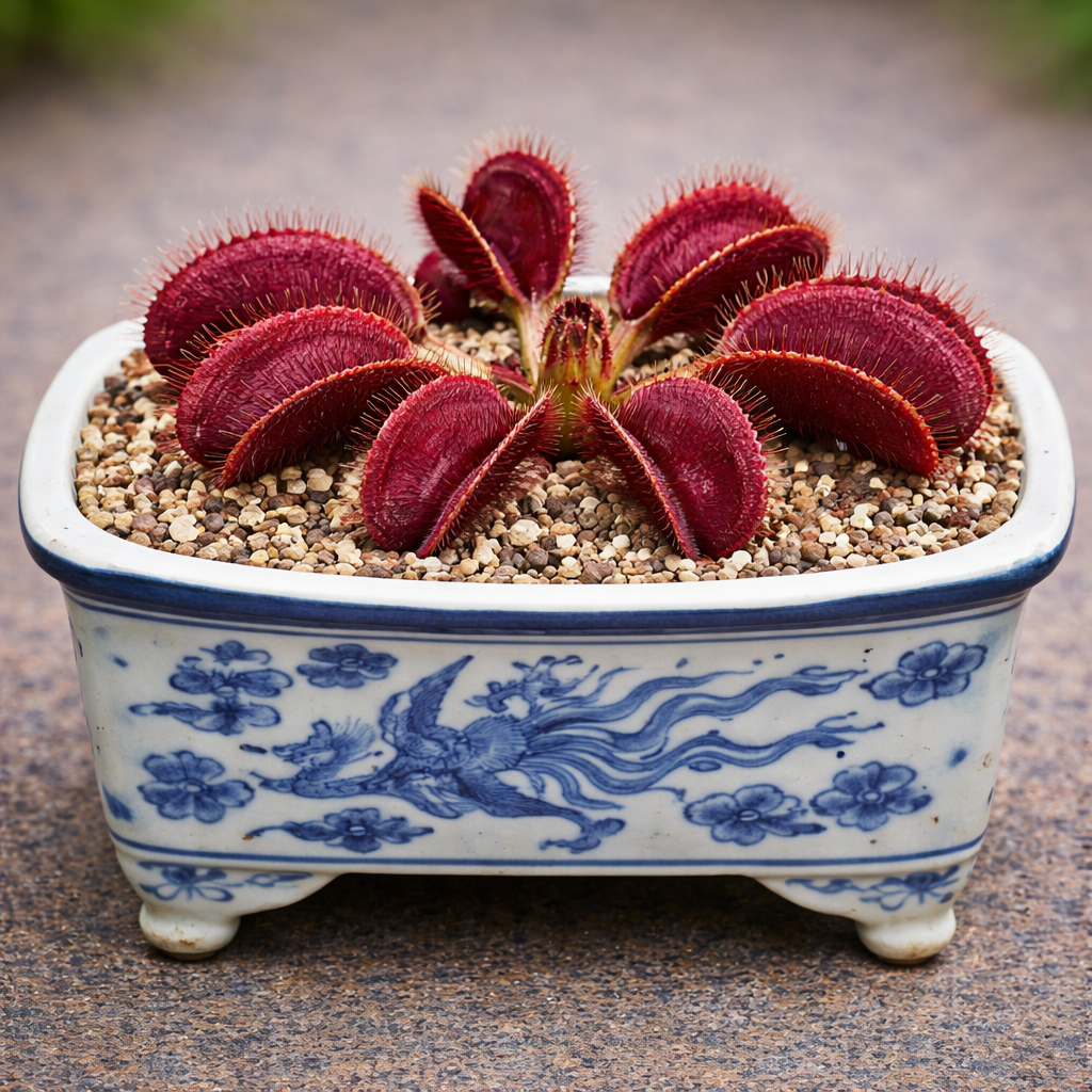 Dionaea muscipula ‘Scarlet Bristle’ - Venus Fly Trap Scarlet Bristle - 5 Seed Pack