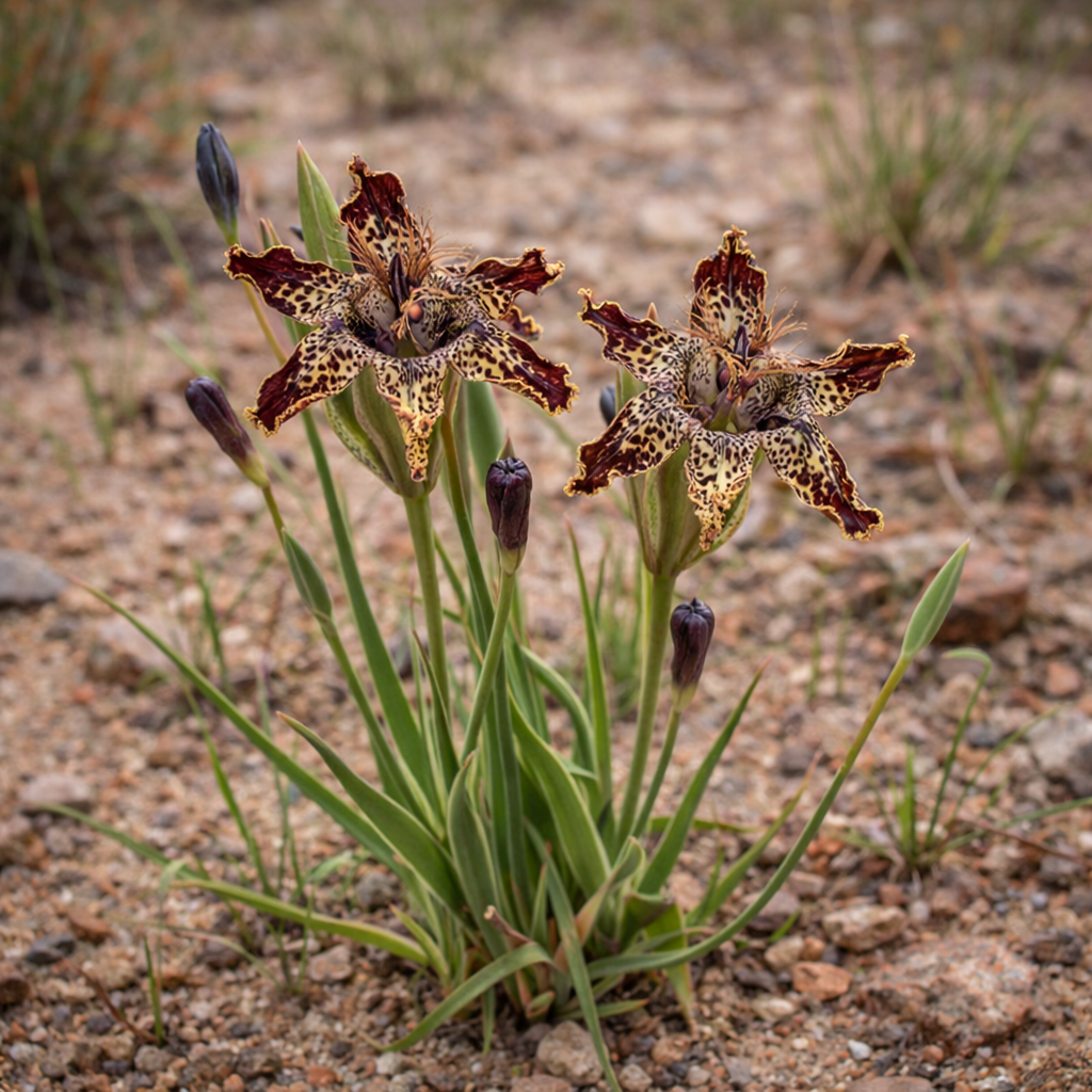 Ferraria glutinosa (Moraea glutinosa) - Kalahari Spiderlily - 5 Seed Pack