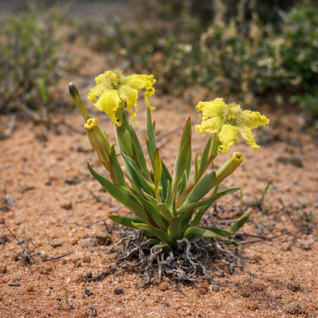 Ferraria macrochlamys subsp. serpentina - Sand Namaqua Spiderlily - 5 Seed Pack