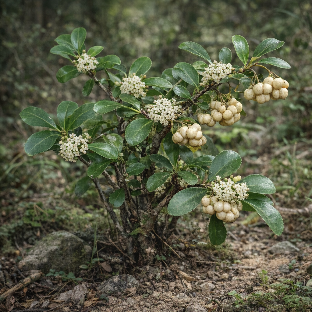 Gymnosporia grandifolia (Gymnosporia angularis grandifolia) - Large-Fruited Forest Spike-Thorn; Grootblaarpendoring - 5 Seed Pack