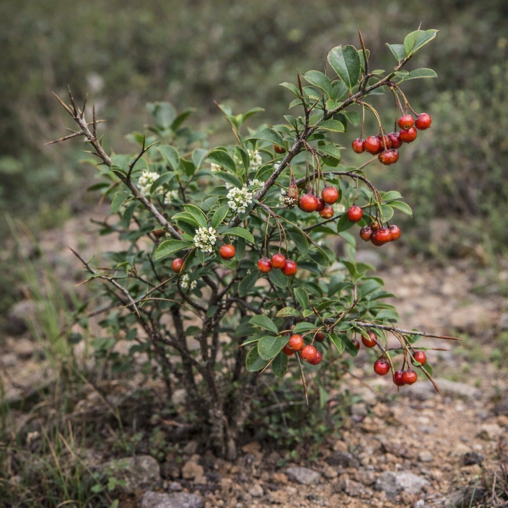 Gymnosporia harveyana ssp. harveyana - Black Forest Spike-thorn; Geelstampendoring - 5 Seed Pack