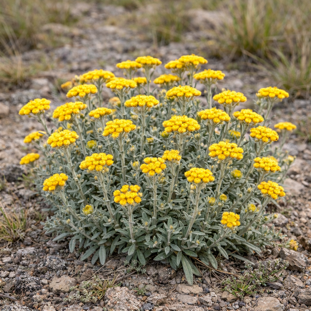 Helichrysum anomalum (Helichrysum anomalum ovatum) - Fimbril Everlasting - 5 Seed Pack
