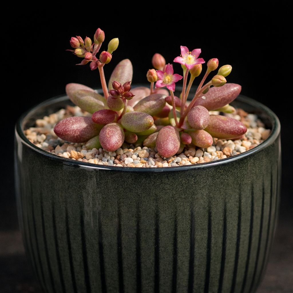 Crassula expansa ssp. pyrifolia (Crassula albicaulis) - Fiery Fine Stonecrop - 10 Seed Pack