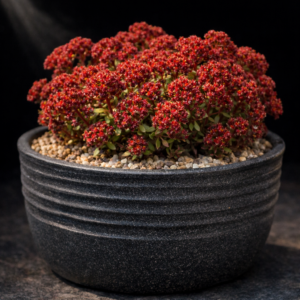 Crassula glomerata (Dasystemon calycina) - Orange Stonecrop; Brakvygie - 10 Seed Pack