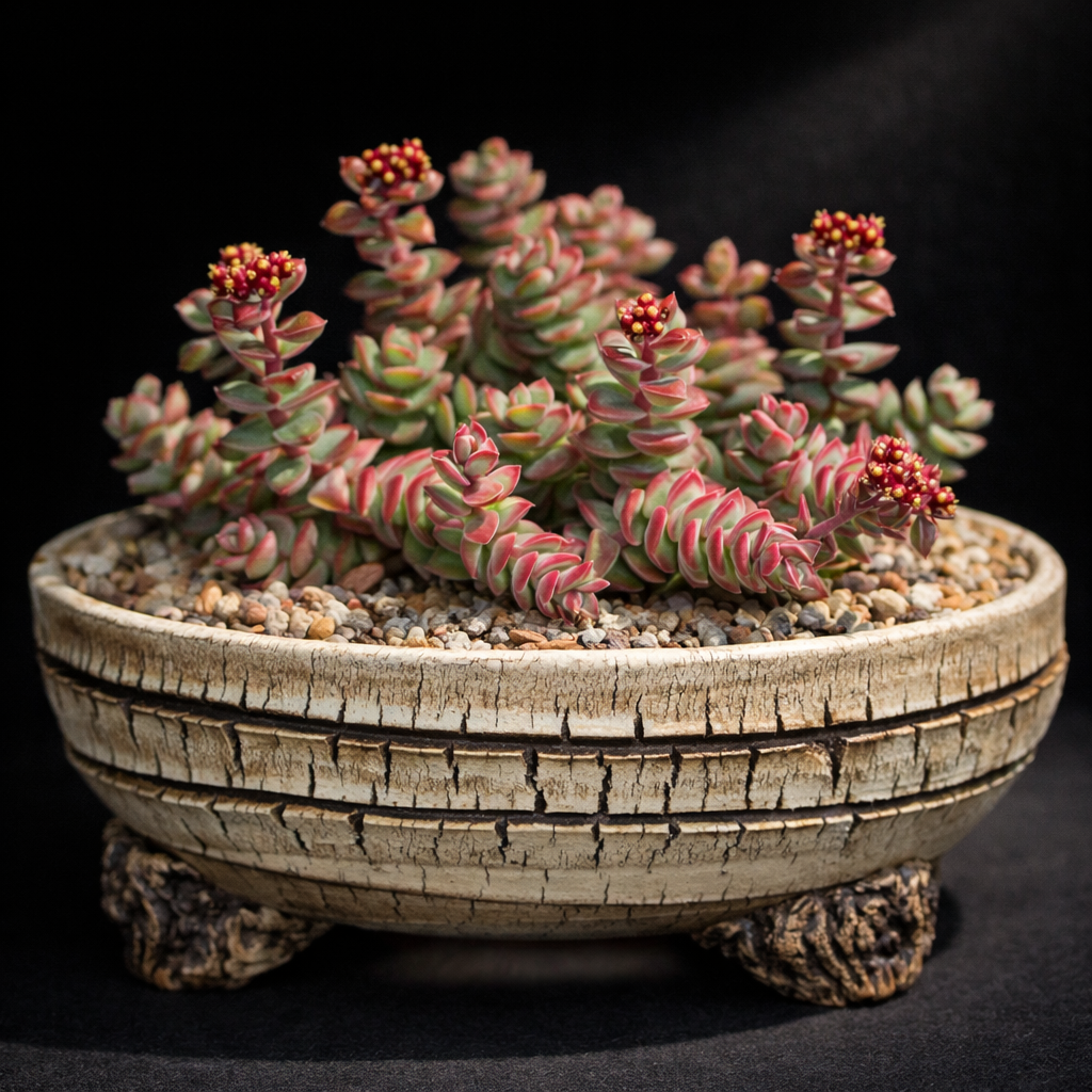 Crassula perforata ssp. kougaensis - String of Buttons; Kouga Sosatiebos - 10 Seed Pack