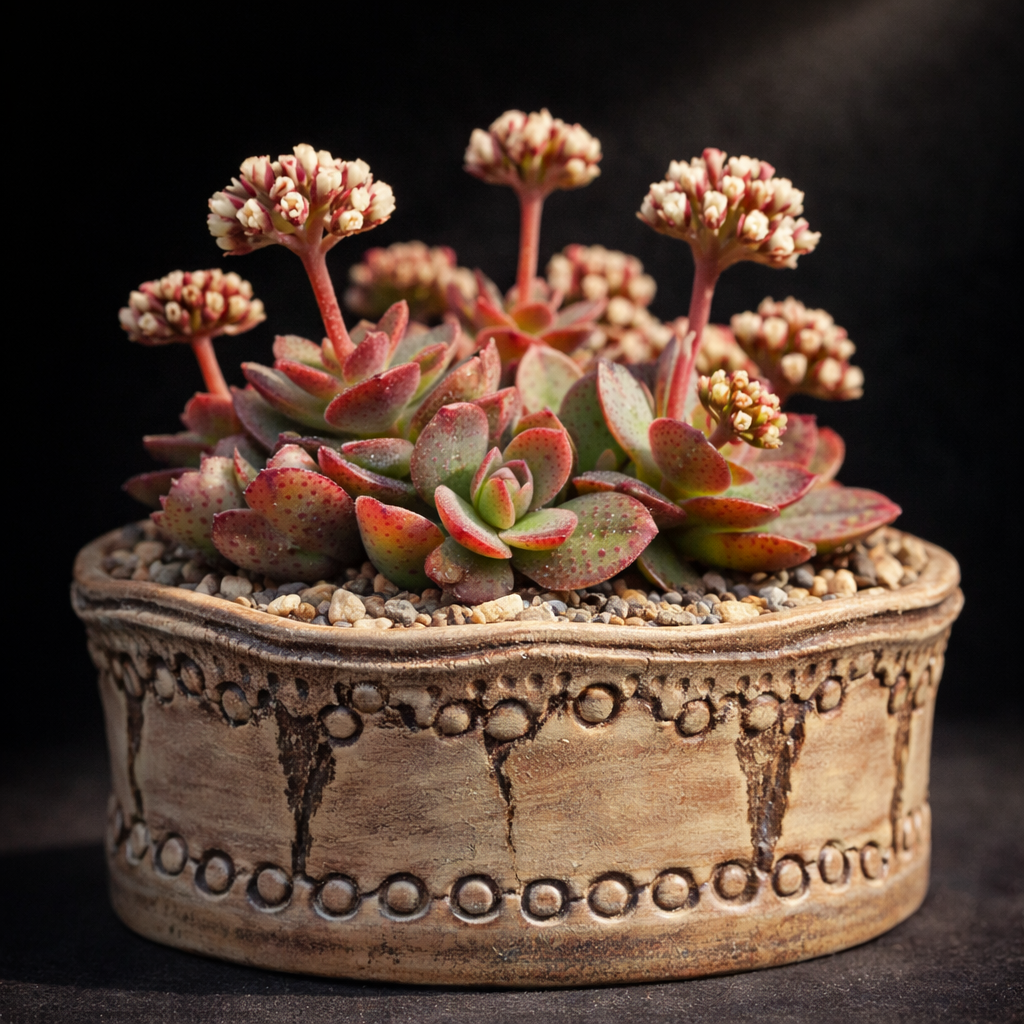 Crassula pubescens ssp. rattrayi (Crassula rattrayi) - Red Carpet Crassula - 10 Seed Pack