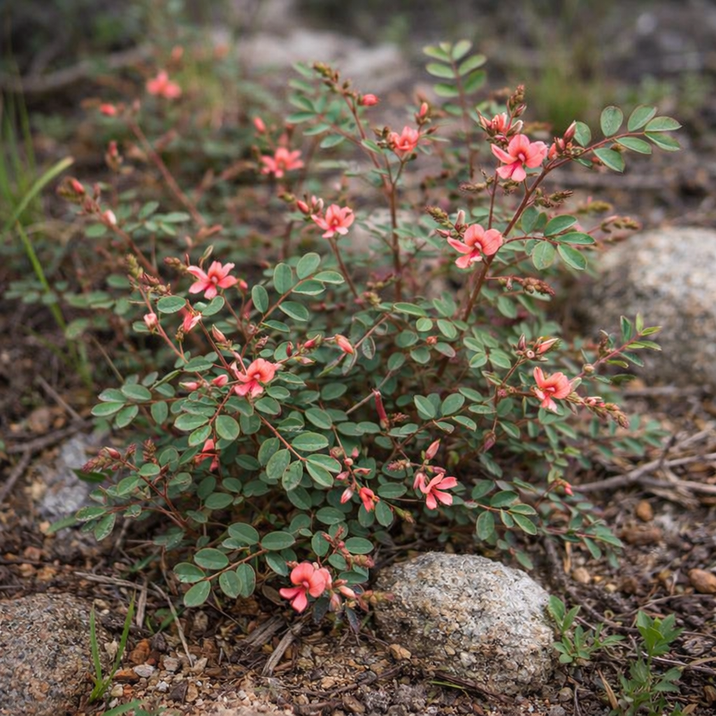 Indigofera alopecuroides alopecuroides × glomerata (Indigofera caledonensis) - Swartberg Indigo Hybrid Swarm - 5 Seed Pack